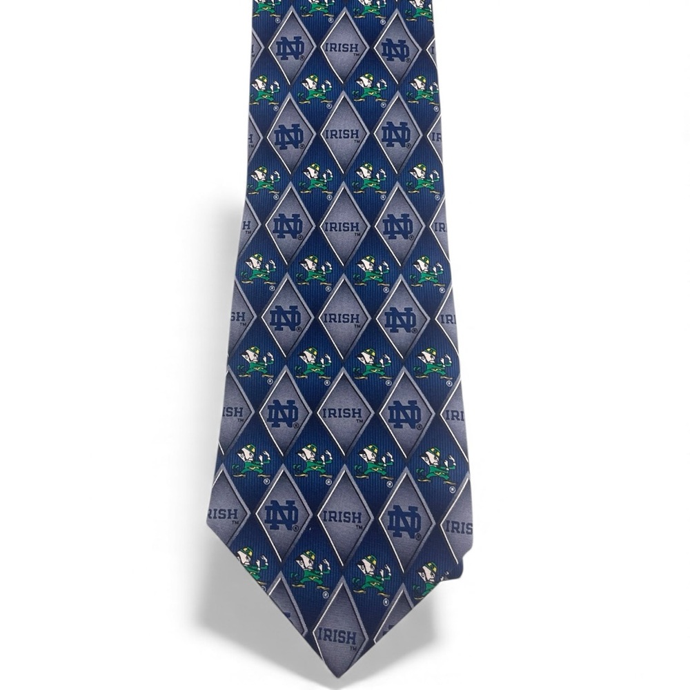 American Eagle By Payless Blue Patterned Tie